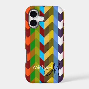 Custom Monogram Modern Chevron Zigzag 10
