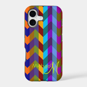 Custom Monogram Modern Chevron Zigzag 3