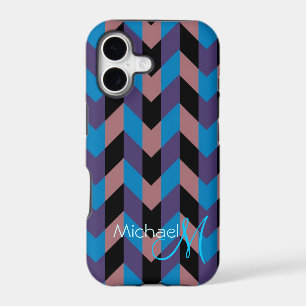 Custom Monogram Modern Chevron Zigzag 8
