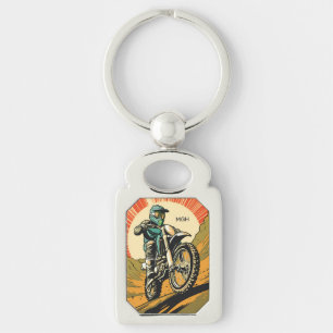 Custom Monogram Motocross Keychain