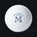 Custom Monogram Name Best Granddad by Par      Golf Balls<br><div class="desc">This unique golf head cover is special -- features a unique layering of the monogram -- look closely and you will see three colours, which gives it the feeling of depth. Personalized additionally with his first name -- and the message: Best Granddad by Par. Also would be perfect as father's...</div>