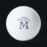 Custom Monogram Name Best Granddad by Par Golf Balls<br><div class="desc">This unique golf head cover is special -- features a unique layering of the monogram -- look closely and you will see three colours, which gives it the feeling of depth. Personalized additionally with his first name -- and the message: Best Granddad by Par. Also would be perfect as father's...</div>