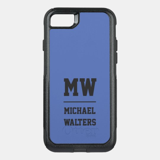Custom monogram, name & colour phone cases