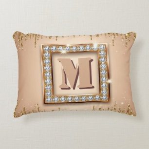 Custom Monogram Name Design ✨ Accent Pillow