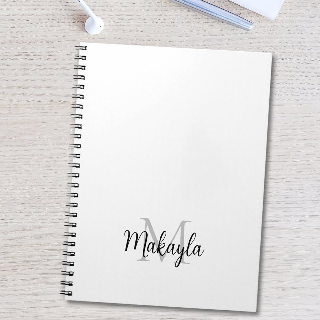 Custom Monogram Name Notebook (Creator Uploaded)