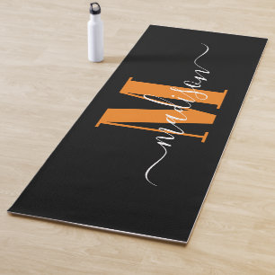 Custom Monogram Name Yoga Mat