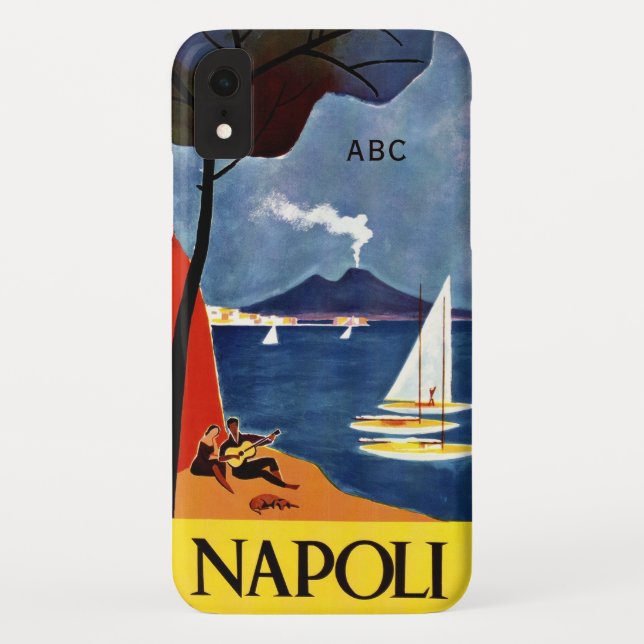 Custom monogram Napoli (Naples) phone cases (Back)