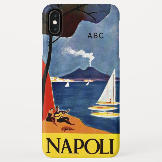 Custom monogram Napoli (Naples) phone cases (Back)