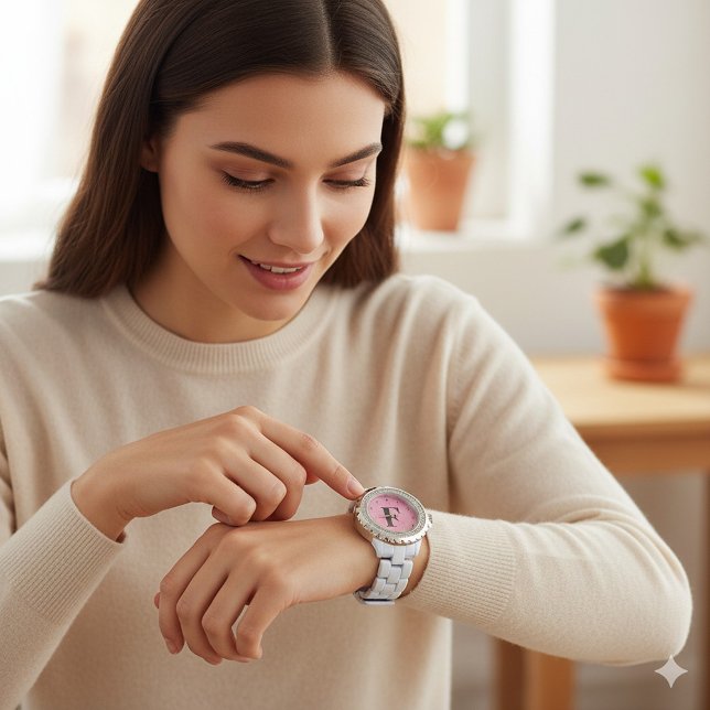 Custom Monogram Personalized Name Initial  Watch (Custom Monogram Personalized Name Initial Watch)