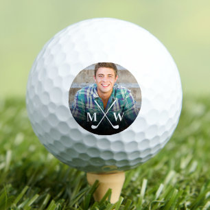 Custom Monogram Photo Golf Balls