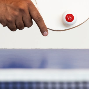 Custom Monogram Ping Pong Ball