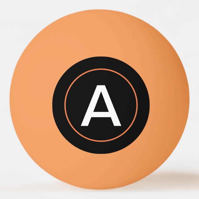 CUSTOM MONOGRAM Ping Pong Ball (Front)