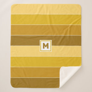 Custom Monogram Sherpa Blanket