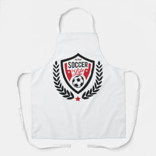 Custom Monogram Soccer Logo Apron