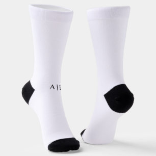 Custom Monogram Socks