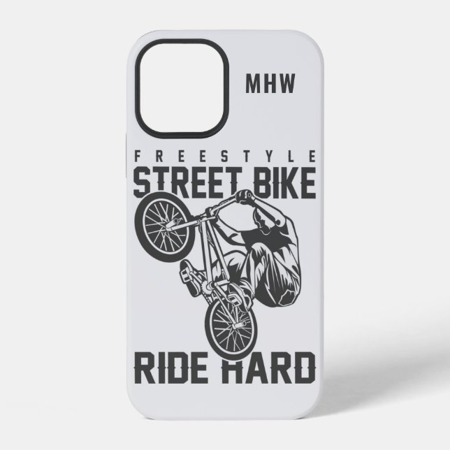 Custom monogram Street Biking phone cases (Back)