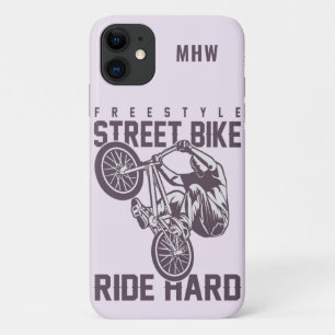 Custom monogram Street Biking phone cases