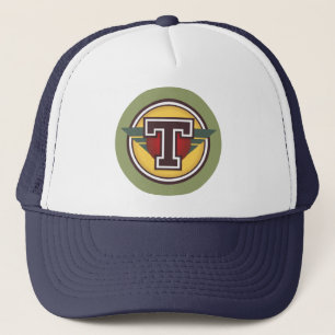 Custom Monogram "T" Initials Trucker Hat
