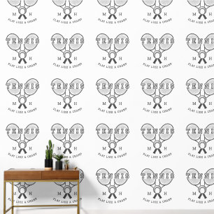 Custom monogram TENNIS Wallpaper