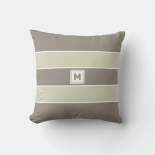 Custom Monogram Throw Pillow