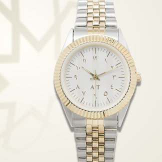 Custom Monogram Two-Tone Gold | Elegant Gift Watch