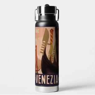 Custom monogram Venezia (Venice) Water Bottle
