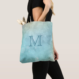 Custom monogram Watercolor Splash bags