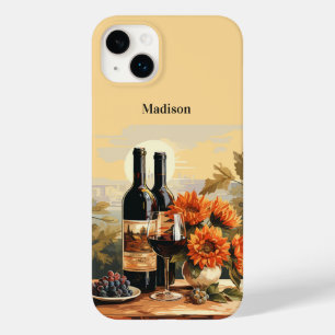 Custom Monogram Wine Lover's Case-Mate iPhone 14 Plus Case