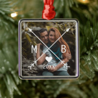 Custom Monogrammed Love Heart Arrows 2022