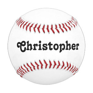 Custom Monogrammed Player Team Coach Club Dad Name Baseball