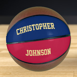Custom Monogrammed Team Club School Player Name Basketball