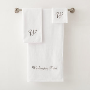 Custom Monogrammed Towels
