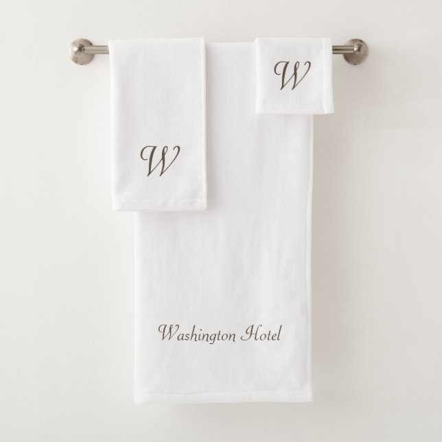 Custom Monogrammed Towels  (Insitu)