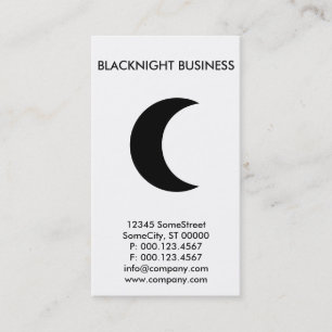 custom moon company business card