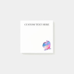 Custom Mosaic Apple Teacher Post-it Notes