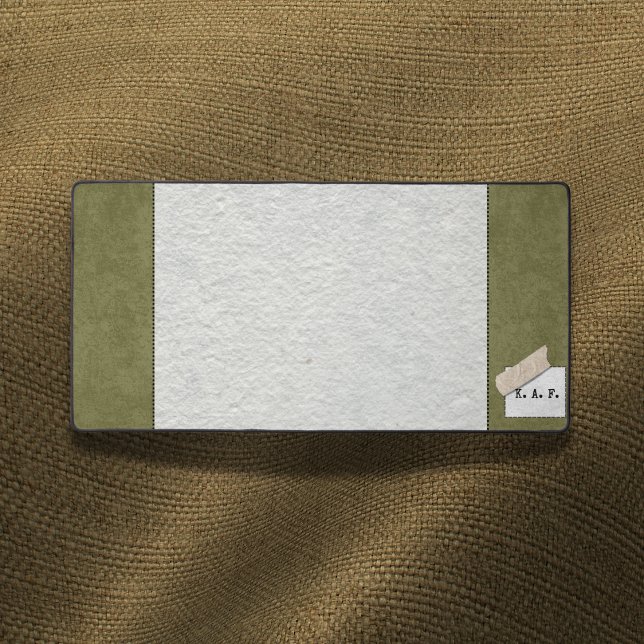 Custom Moss Green Forest Desk Mat (Creator Uploaded)