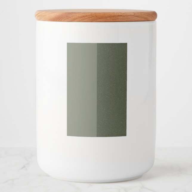 Custom Moss Green Label Jar – Bulk Ready (Front)
