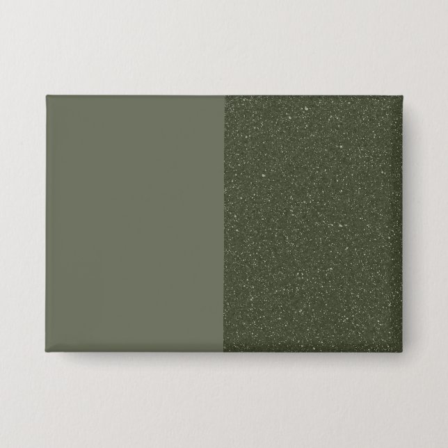 Custom Moss Green Name Tag Button (Front)