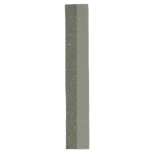 Custom Moss Green Noise Stripe Table Runner
