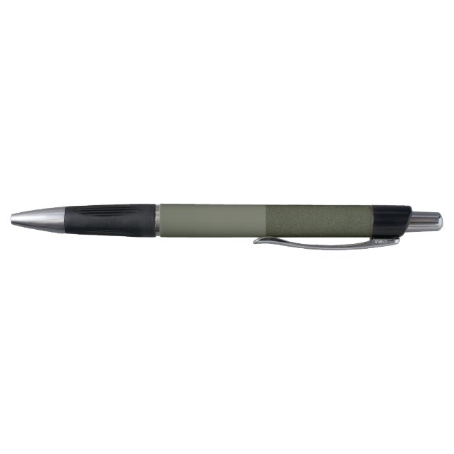Custom Moss Green Pen – Split Texture Design (Bottom)