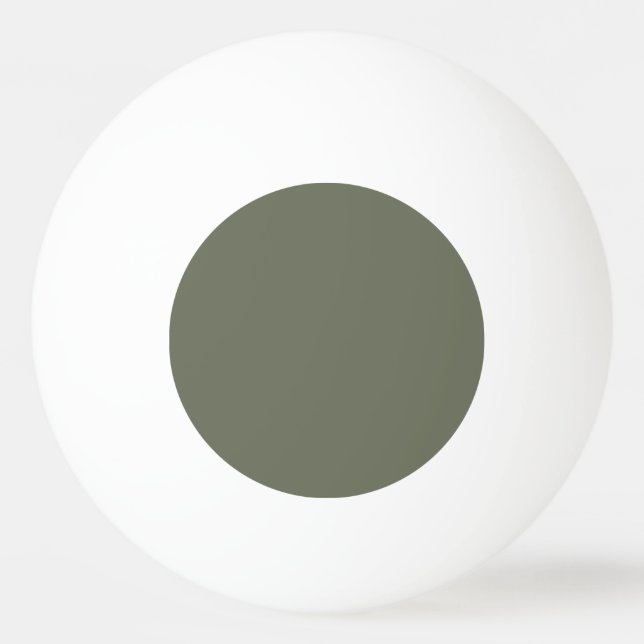 Custom Moss Green Ping Pong Ball (Front)