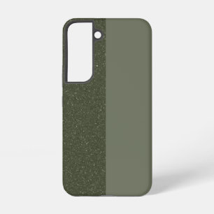 Custom Moss Green Split Galaxy S22 Case