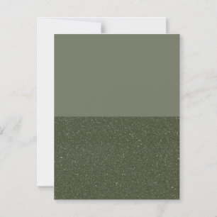 Custom Moss Green Split Texture Thin Magnetic Card