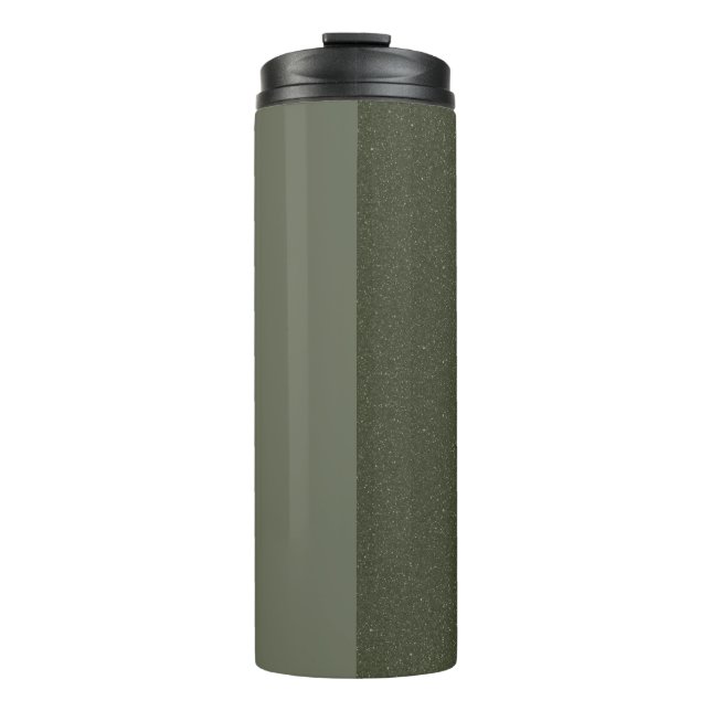 Custom Moss Green Split Tumbler (Front)