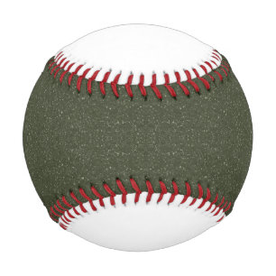 Custom Moss Green Texture Baseball