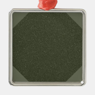 Custom Moss Green Texture Ornament