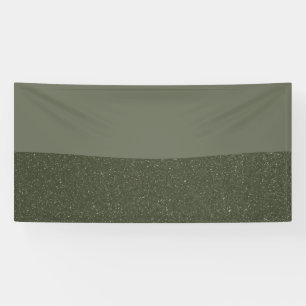 Custom Moss Green Texture Split Banner