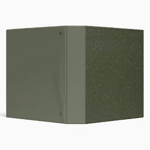 Custom Moss Green Textured Binder