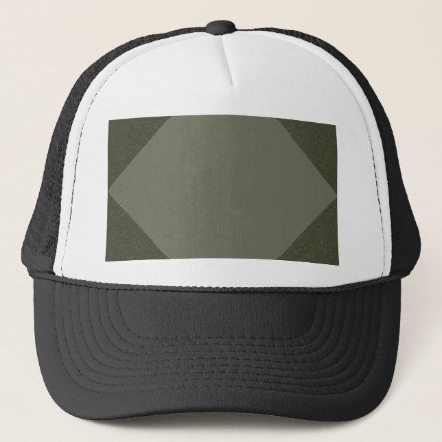 Custom Moss Green Trucker Hat (Front)