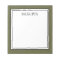 Custom Moss Green White Editable Colour